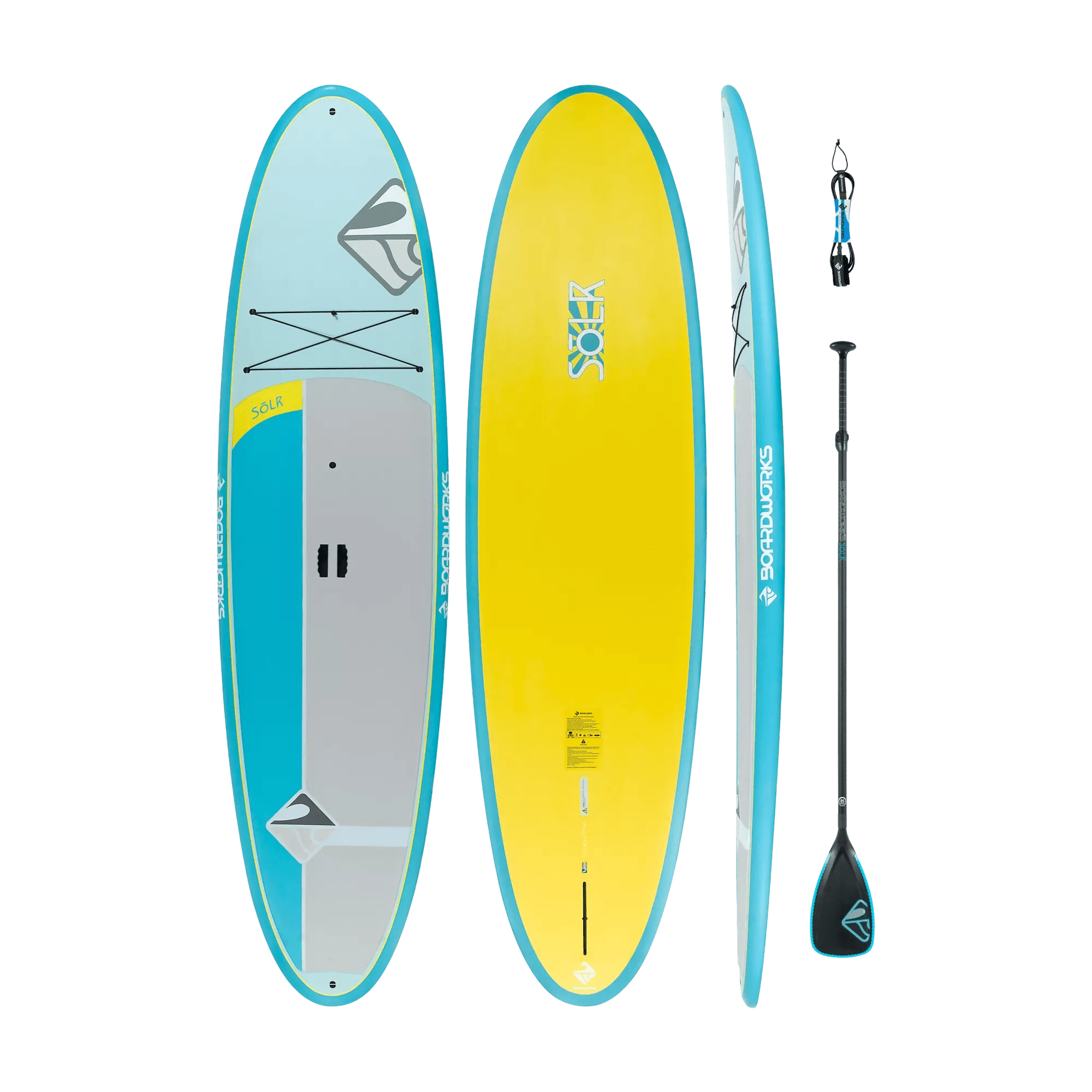 Solr 10'6" All-Around Paddle Board With Paddle And Leash
